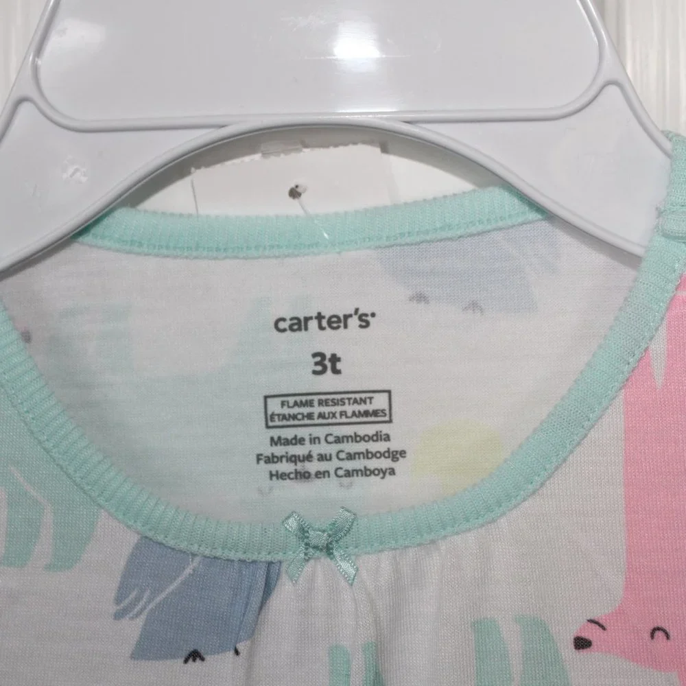 Carter's girls 3T nightgown